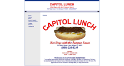 Desktop Screenshot of capitollunch.com