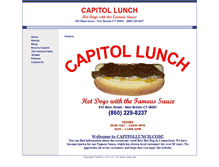 Tablet Screenshot of capitollunch.com